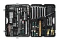 Набор инструмента RF-41802-5: 1/2"&1/4"&3/8"DR с 6-гранными головками 180пр.(пласт. кейс) ROCKFORCE /1/2